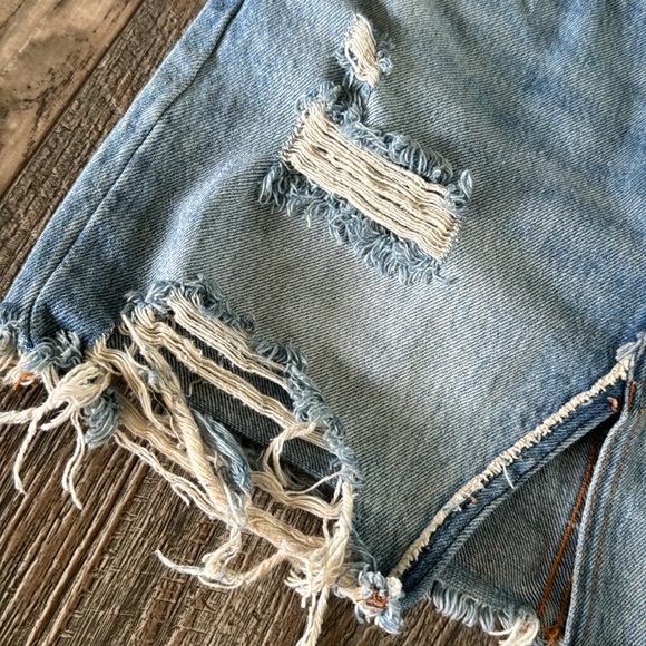 WE THE FREE BEAUTIFUL JEAN SKIRT, SIZE 24 - Picture 3 of 11